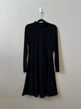BlackMilk (NWT) high neck long sleeve black midi dress 💜